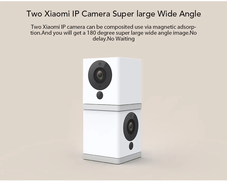 Original Xiaomi CCTV Mijia Xiaofang 110 Degree F2.0 8X 1080P Digital Zoom Smart Camera IP WIFI Wireless Camaras Cam Night Vision (8)