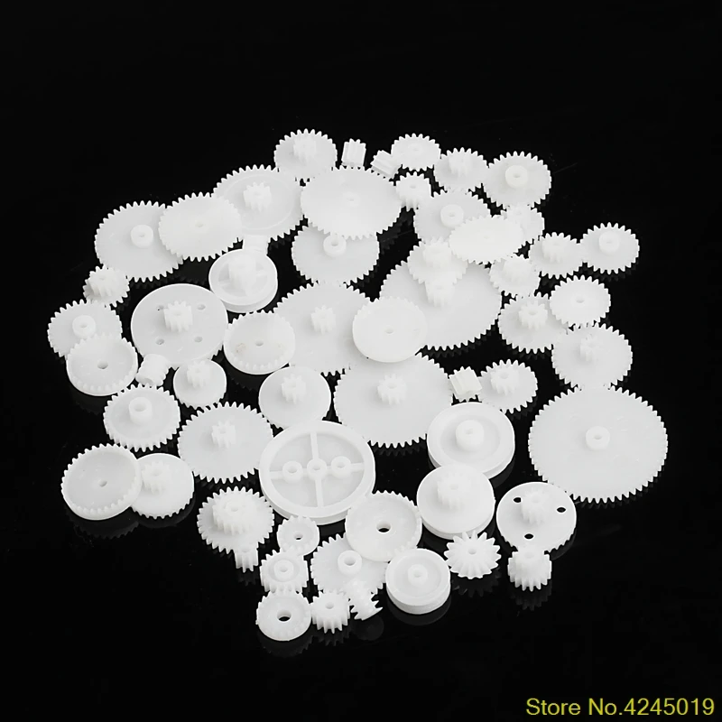 

New High quality 58 styles Toothed Wheels WSFS Gears Plastic All Module 0.5 Robot Parts DIY