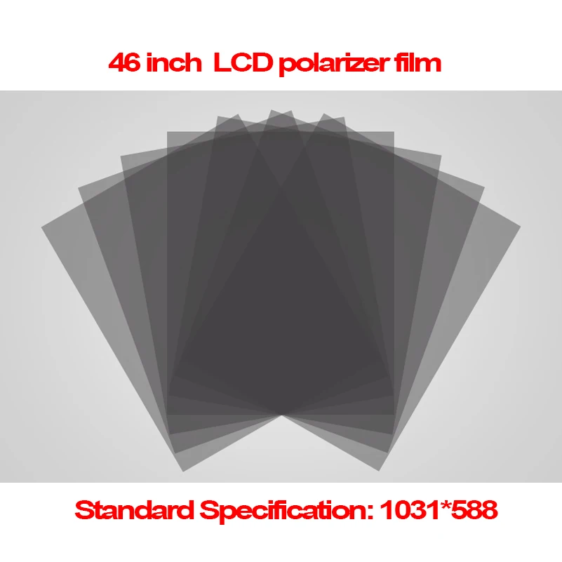 

5PCS NEW 46inch 0-90 Degree 1031MM*588MM Monitor LCD LED Polarizer Polarizing Film (IPS,TV) for Samsung/LG TFT LCD LED TV