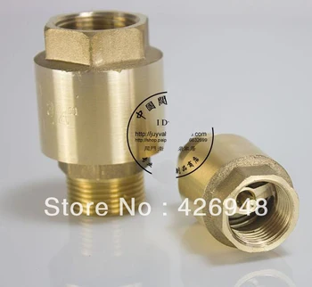 

1'' size DN25 male inlet & female outlet Brass Vertical Lift Check Valve for tap water,Oil and Gas