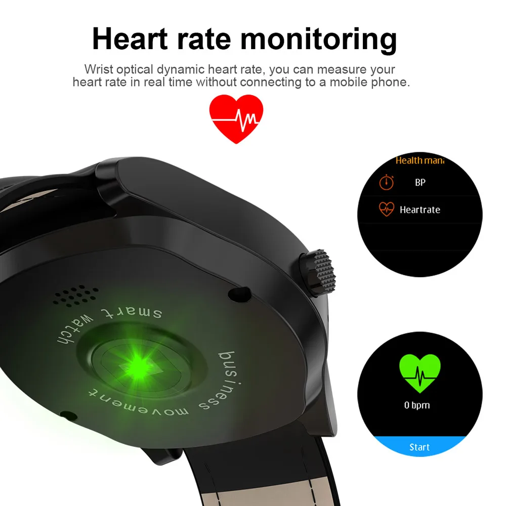 696 DT19 Smart Watch Android IOS Smartband Heart Rate Fitness Bracelet Sleep Monitor Fitness Tracker Color Screen Round watch