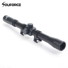 4X20 Rifle Scope with 11mm Mount for Hunting Rifle and Air Gun Airsoft K