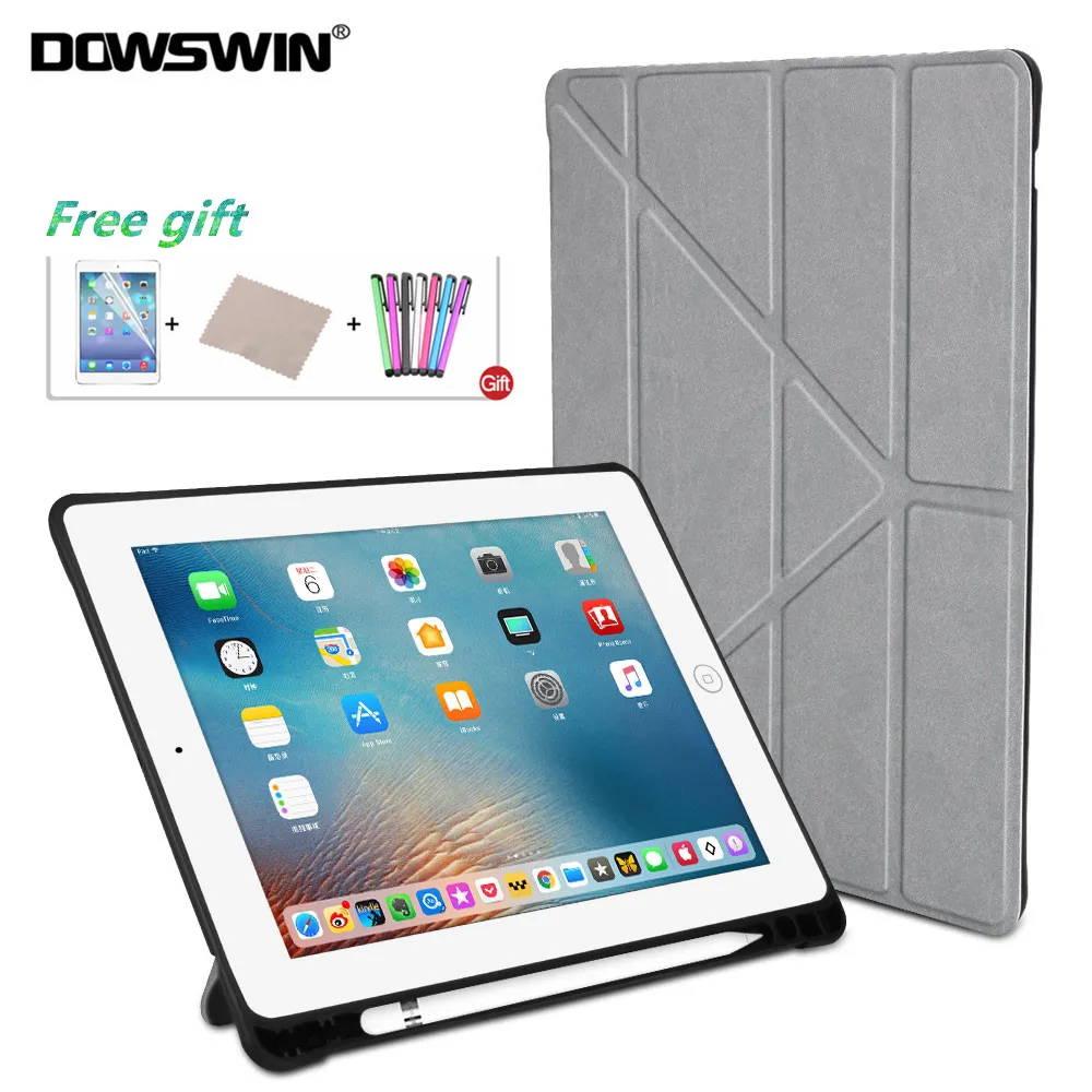 DOWSWIN для iPad 2/3/4 чехол для нового iPad 9,7 из искусственной кожи чехол для iPad Mini 1 2 3 4 air 1 2 Чехол с карандашница