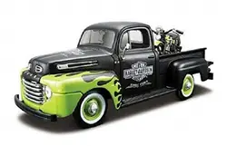 Maisto 1:24 1948 Ford F-1 пикап Harley 1948 FL PANHEAD подставки-держатели для портативных устройств литой модельный автомобиль игрушки Новый в коробке