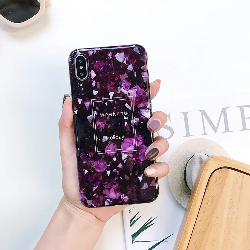 Case Cover Silicon Luxury Marble Phone Case For iPhone 7 Case For iPhone Models Sadoun.com