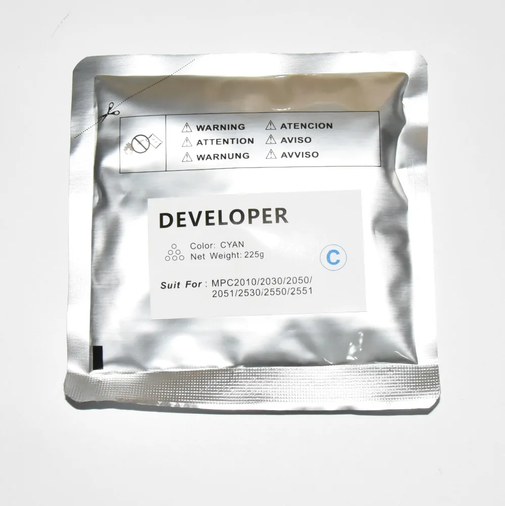 225G 4PC set new copier color developer compatible for Ricoh MPC3503 Carrier 2003 2503 3003 3503 5503 6003 Copier carrier KCMY (4)