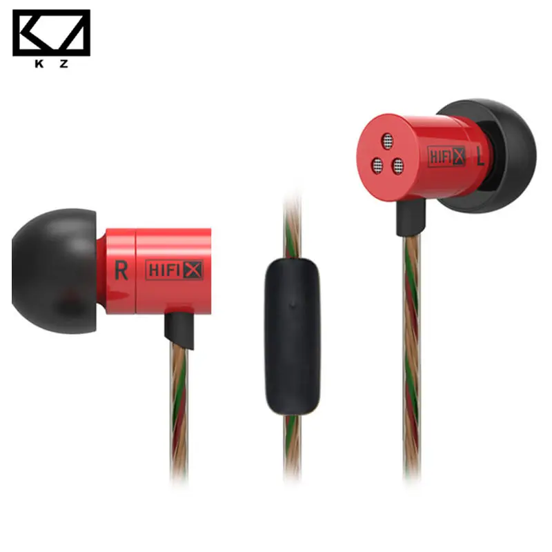  KZ HDS1 Air Mini Earphone 3.5mm Noise Cancelling Earbuds Stereo Music Small In Ear Monitor with Microphone for iPhone 