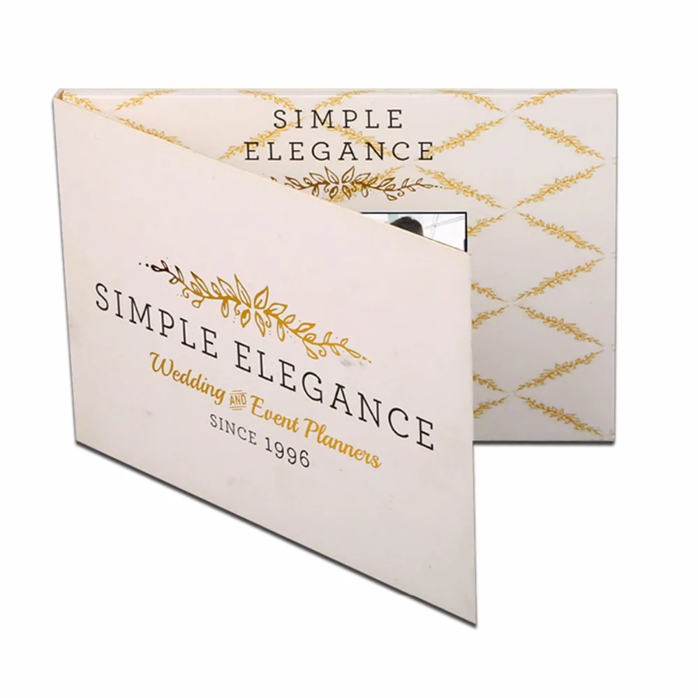 

Professional customizat 4.3inch Video Brochure Cards for Presentations Digital Advertising Player Screen Video Greeting cards