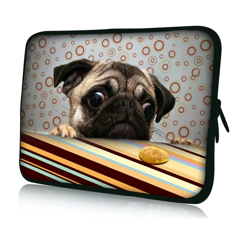 Симпатичная сумка для ноутбука с Мопсом чехол 9 7 10 1 13 3 15 4 6 17 дюйма ipad macbook pro/air acer hp
