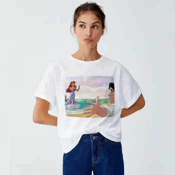 

Summer Tops For Women 2019 Harajuku Fun Spoof Princess Female T-shirt Leisure Streetwear Funny T Shirt Fashion Printed Tshirt