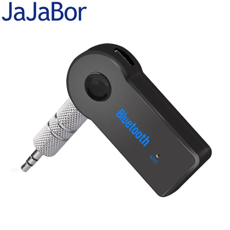 Jajabor Bluetooth Car Kit 3,5 мм AUX аудио разъем автомобиля A2DP Беспроводной адаптер Bluetooth Music Receiver громкой связи вызова для телефона