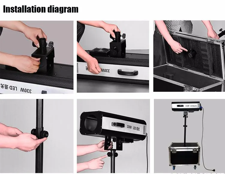 led follow spot 330w