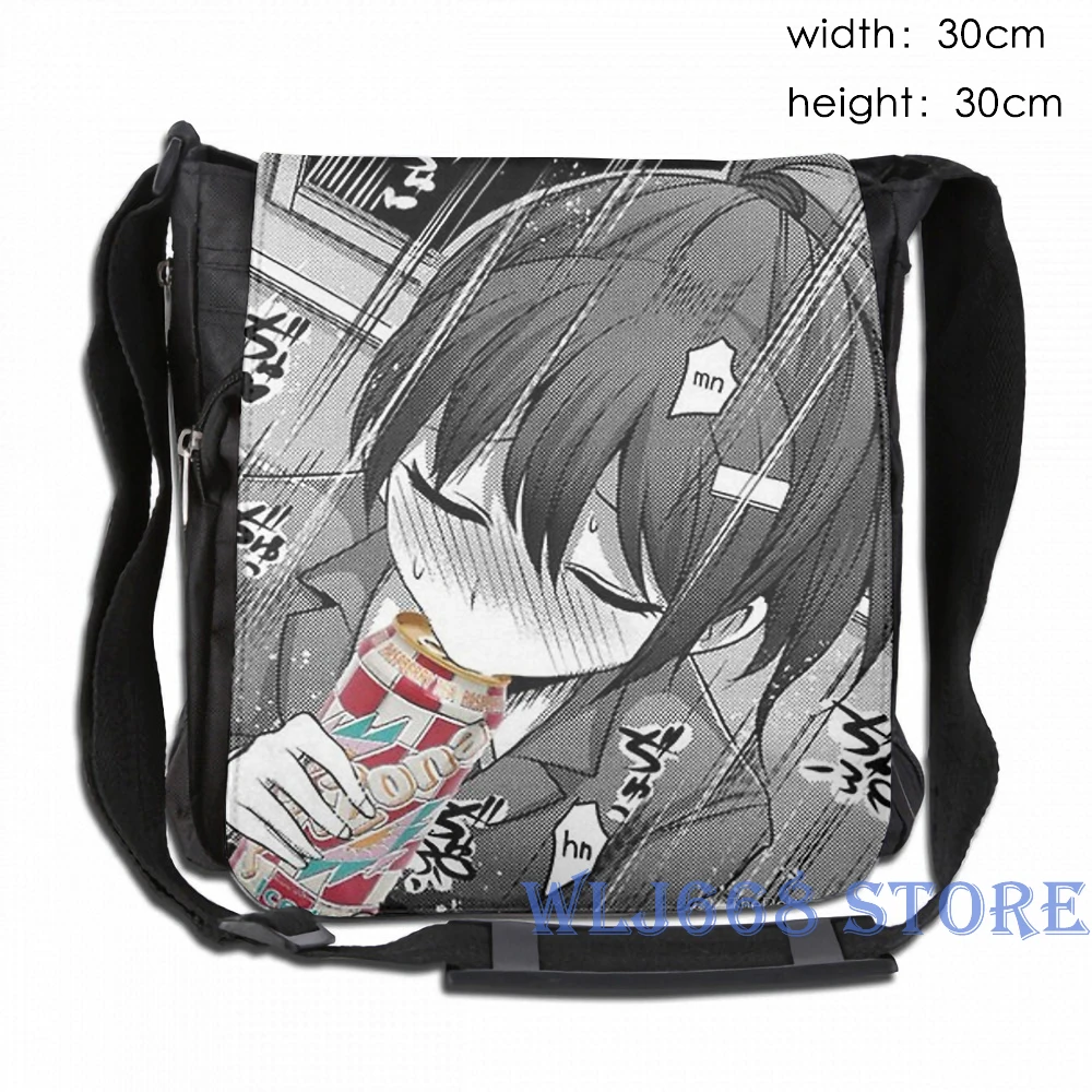 Funny graphic print shoulder Bags women Lewd Anime tea Single shoulder backpack travel for men Gym Bag - Цвет: One Size