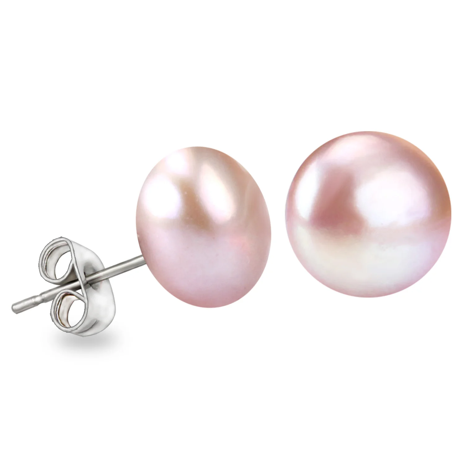 LUXUKISSKIDS 6mm fake pearl earrings fashion jewelry for women steel