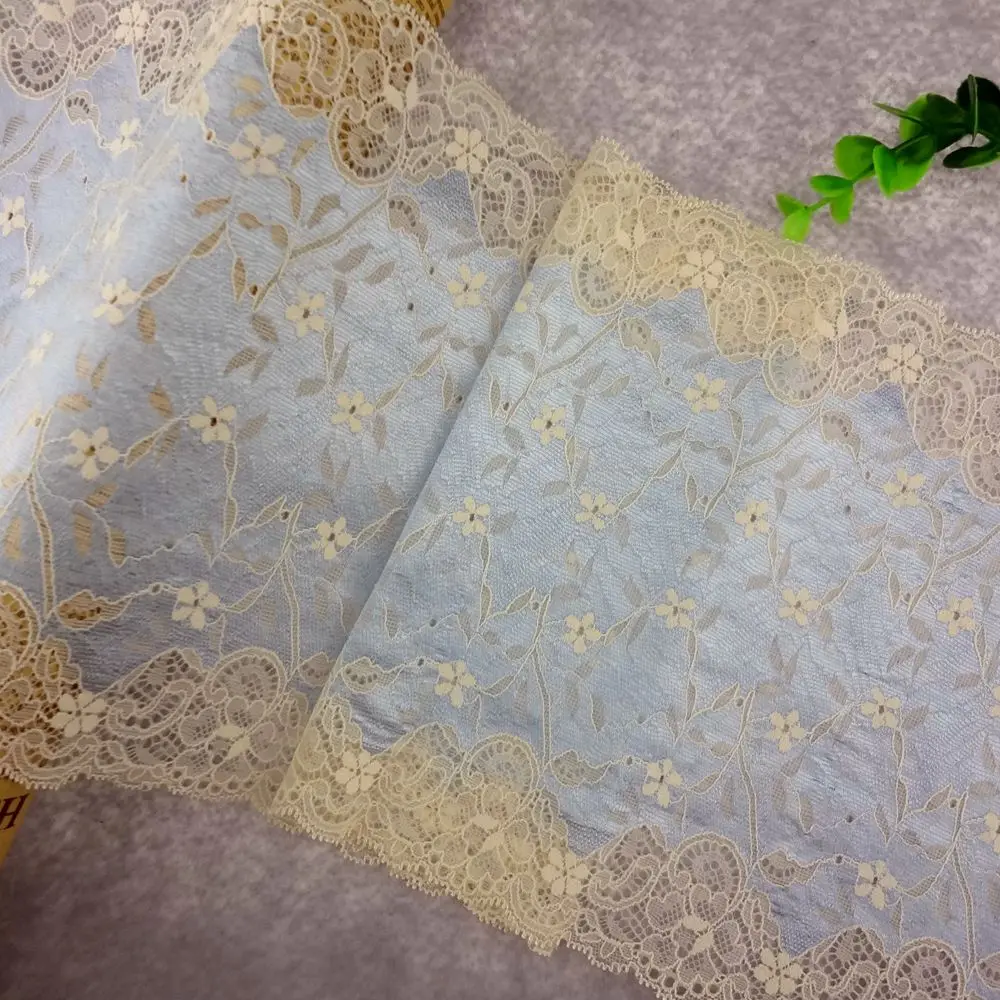 2 ярда/партия эластичное кружево 21 см|elastic lace|stretch lacelace trim |