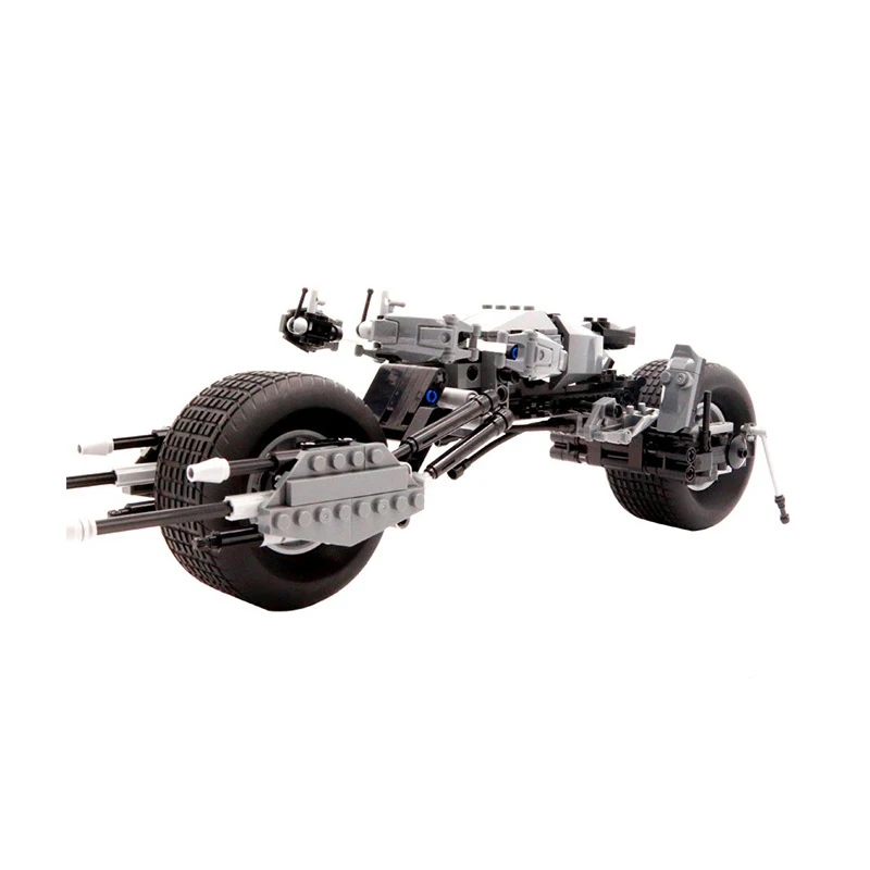 

358pcs 07061 DC Super Heroes The Dark Knight Batman Batcycle Batmobile Bricks Batpod Building Blocks Toys Compatiable Lepin