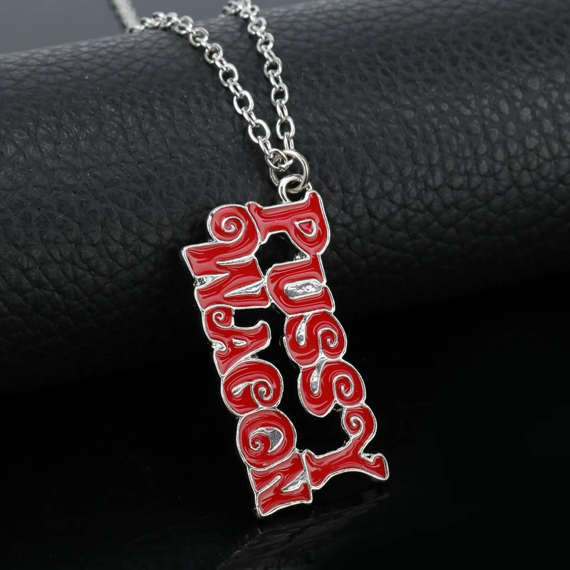 Dongsheng Fashion Movie Kill Bill Series Necklace Letter Pussy Wagon 
