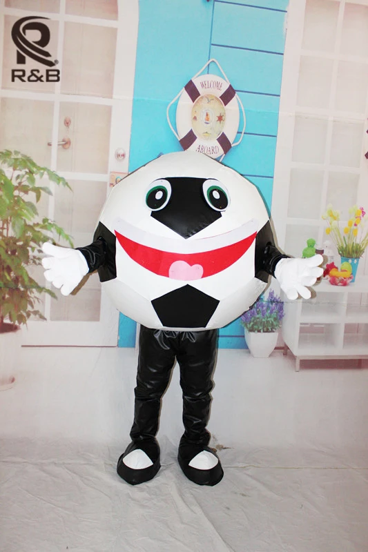 High Quality Carnival Party Soccer Mascot Costume Football Adult New