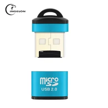 Ingelon кардридер USB 2,0 высокая скорость адаптер Micro SD TF мини смарт-карта памяти Адаптер для автомобиля и аудио мини смарт-Рид
