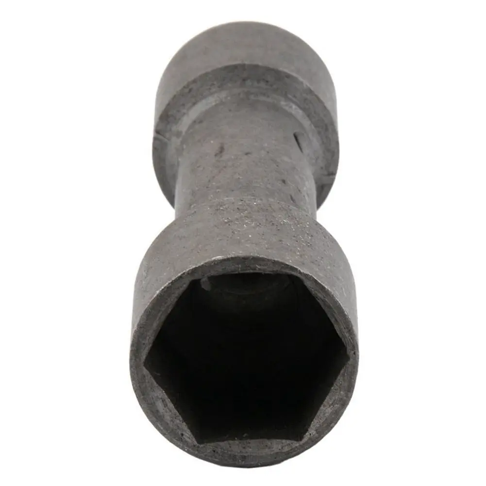 

Double End Tool Socket Hexagonal Key Box Spark Plug Repair 19mm 21mm Gray Drill Bit Adapter removable spark plug Spanner tool