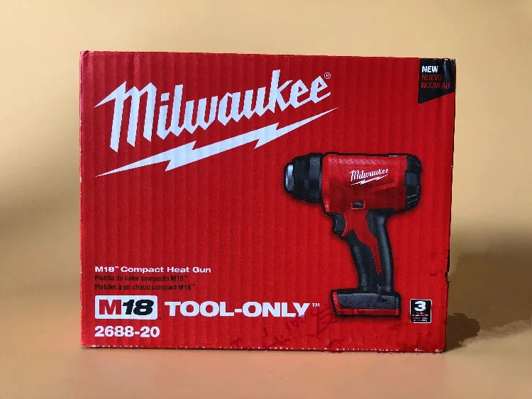 Купить Milwaukee Miwoqi 2688-20 18 В литиевая электрическая зарядка горячий воздушный пистолет вентилятор