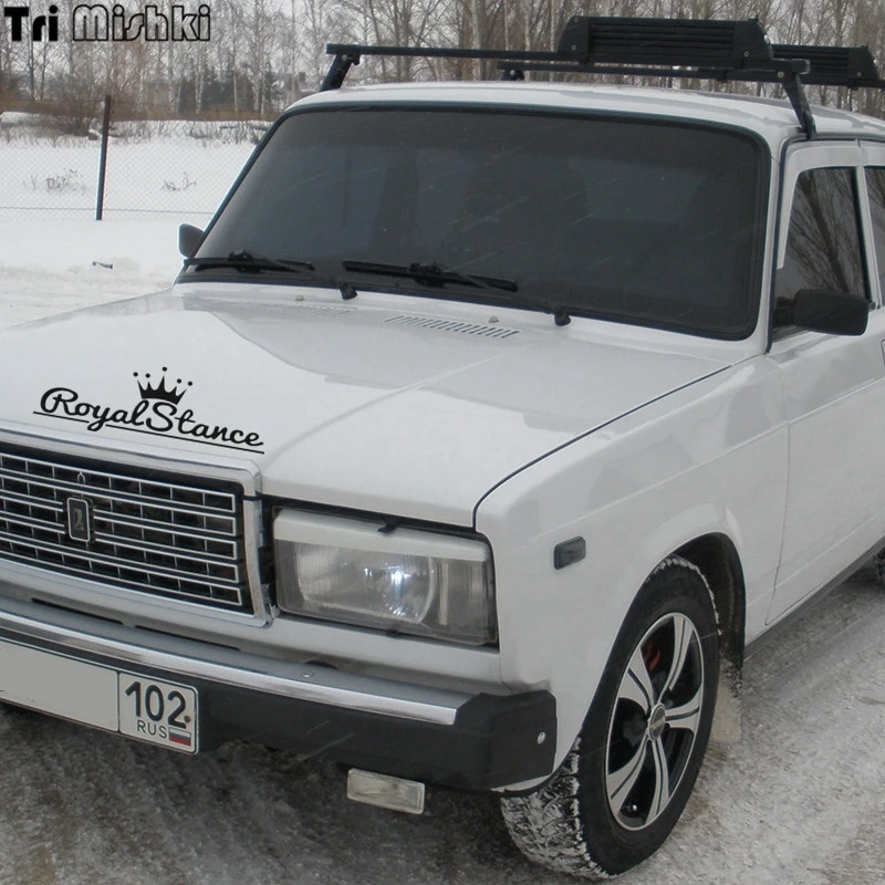 Tri Mishki HZX034 13*37.3см 1 4 шт наклейки на авто royal stance лобовое стекло наклейка авто|car