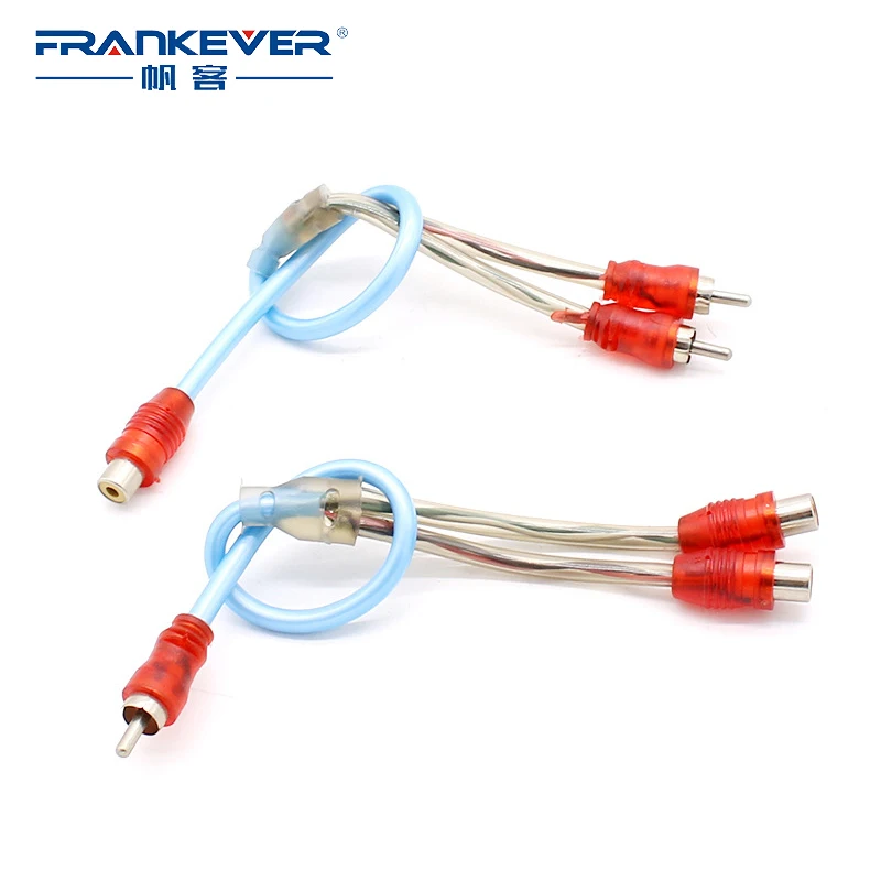 Аудиокабель Frankever 1 RCA мама к 2 папа 2RCA Y разветвитель Кабель для усилителя