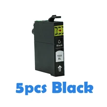 Cartouches d'encre compatibles pour Epson, 5 pièces, BK, pour imprimante à jet d'encre, pour appareil T1931, T1932, T1933, T1934, pour Epson worker WF-2521, WF-2531NF, WF-2541