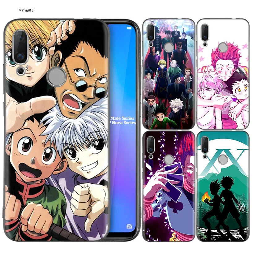 

Silicone Coque Case for Huawei P30 P20 P10 P9 Mate 20 10 Lite Pro Nova 3i 4e 3E P Smart 2019 2018 Plus Hunter x Hunter