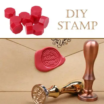 

100pcs/Lot Retro Octagon Sealing Wax Beads Stamping Envelope Decor Wax Seal