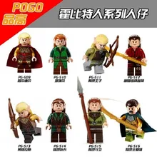 80 шт. PG8027 Хоббит лихолесья лидер халдир terill Эльф Принц капитан охранник строительные блоки Элронд детские игрушки