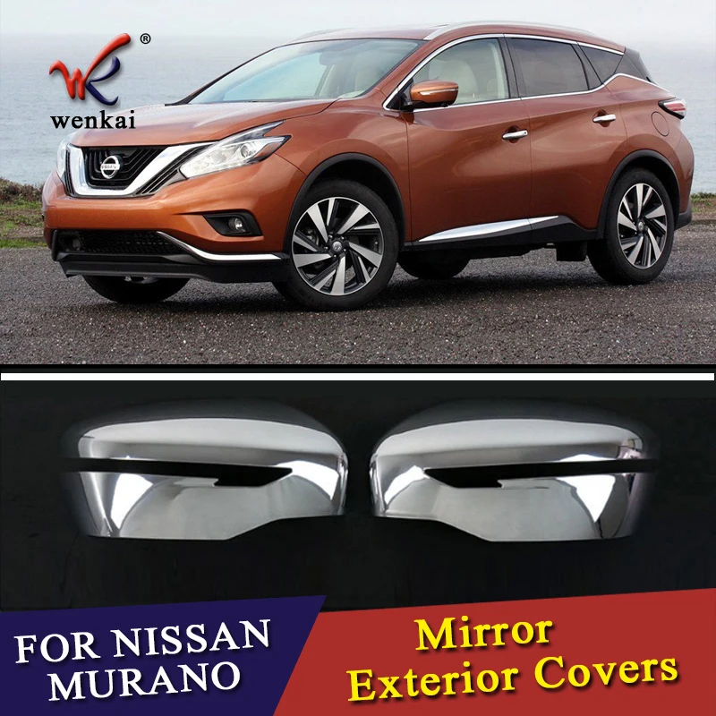 Хромированная накладка на дверное зеркало для Nissan Murano Z52 2015 2016 2017|door mirror cover|chrome door