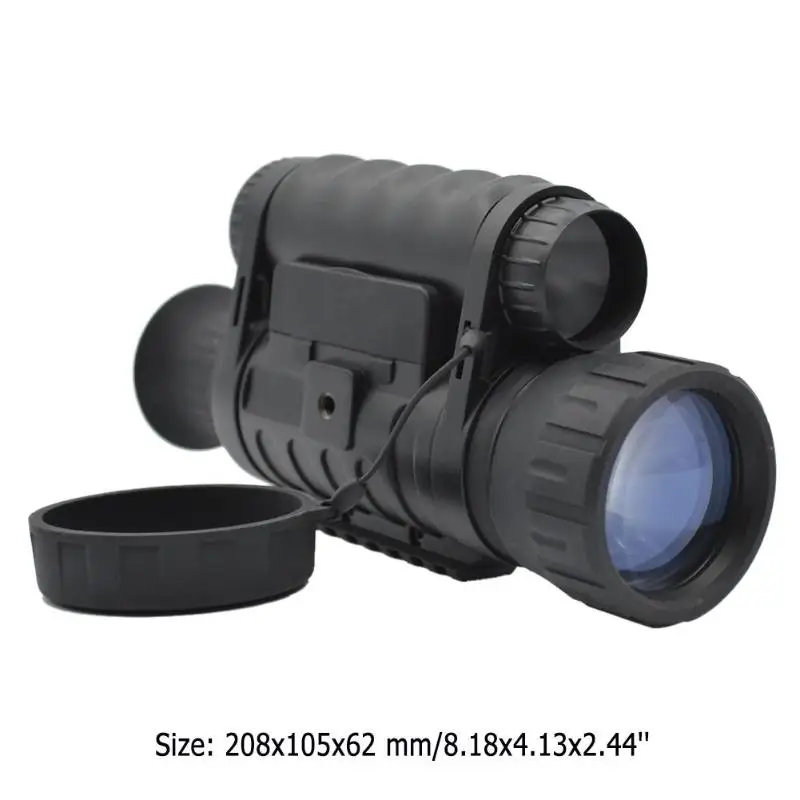 6X50 5MP HD камера охота инфракрасный для человека 208*105*62 мм Цифровой ночное видение Монокуляр с ИК для полевой съёмки 850NM телескоп