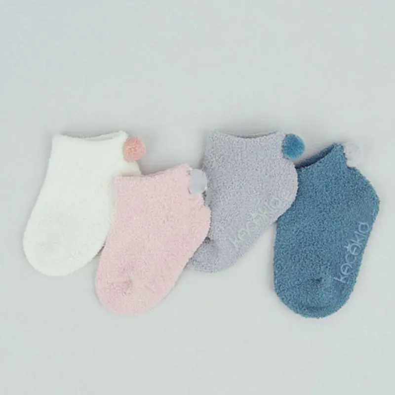 Timesok Childrens Toddler Floor Socks Non-slip Coral Velvet Thickening Socks Socks