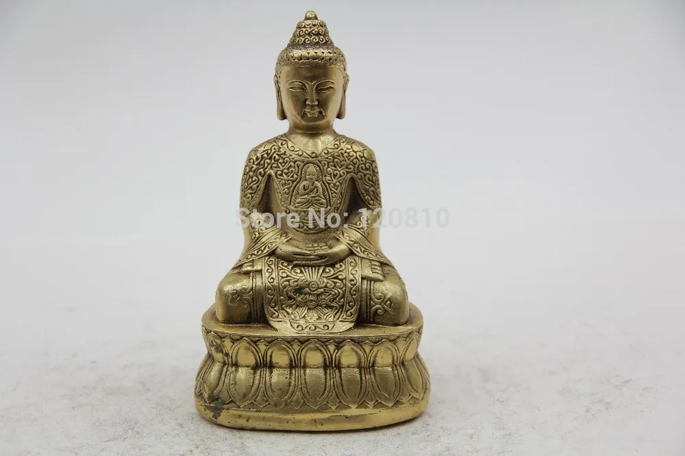 

Chinese Bronze Statue Sculpture Copperware Collection Collectible Shakya Mani Buddha statue Oriental Bronze Copper Ware On Sale!