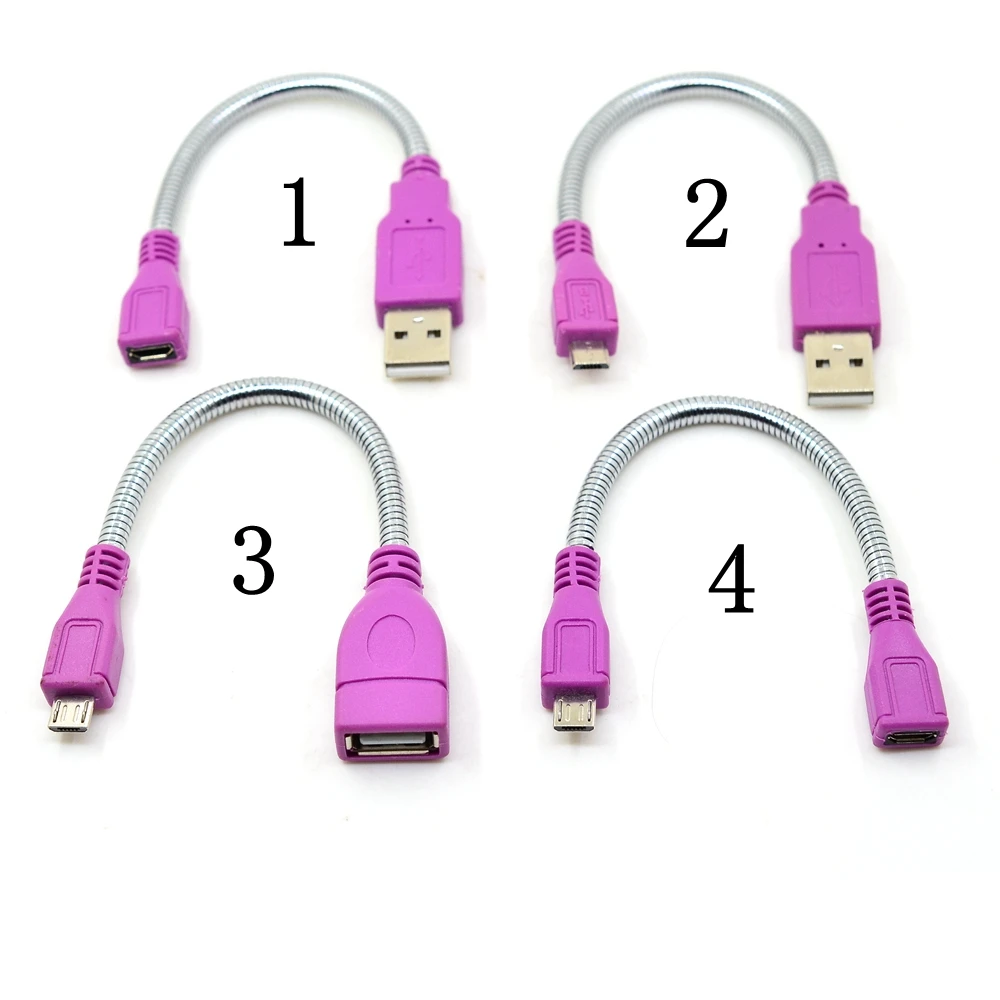 Гибкий Дата кабель 15 см USB Micro 2 0 удлинитель Gooseneck гибкий металлический стойка для
