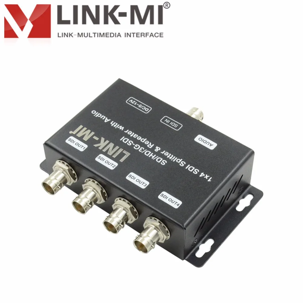LINK MI LM SDI 104 SD/HD/3G 1 4 распределительный усилитель 120 м сигнал повторителя 200 с аудио