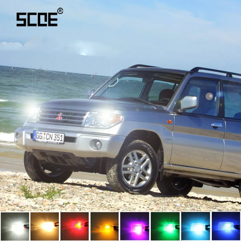 Для Mitsubishi Pajero Pinin/New/4(V80) SCOE 2 x супер яркий передний зазор передний боковой габаритный светильник, лампа для стайлинга автомобилей