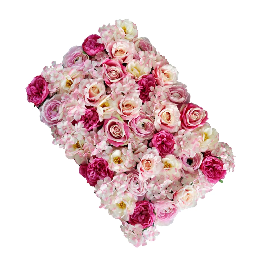 

Artificial Flower Wall Panels Wedding Party Venue Decor Backdrops 60 x 40cm