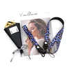 Cordón de correas de cuello de Teléfono de leopardo para llaves, tarjeta de identificación Cheetah, correas de teléfono para cuello con llavero para teléfono móvil inteligente, tarjeta de identificación ► Foto 1/6