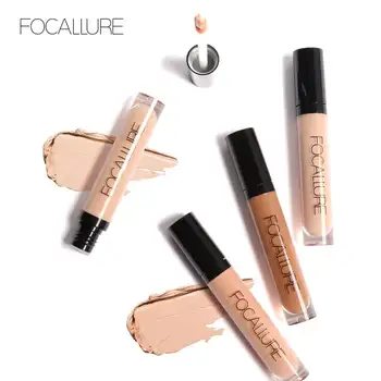 

FOCALLURE Professional 7 Colors Perfect Cover Face Concealer Cream Liquid Cosmetics Makeup Foudantion Base Face Concealer