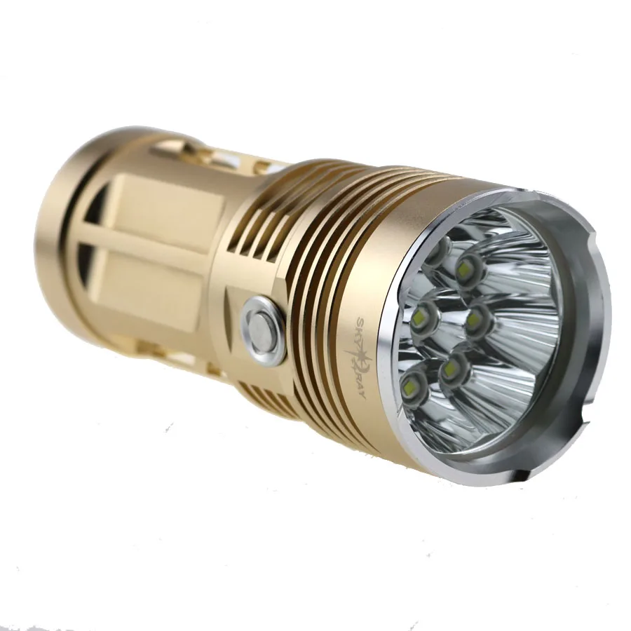 Тактический светодиодный фонарик SKYRAY 9xCREE XM L T6 15000 лм для путешествий кемпинга 4