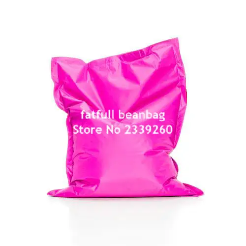 Чехол только без наполнителя-Детская сумка в виде бобов, уличное кресло-бини - Цвет: pink