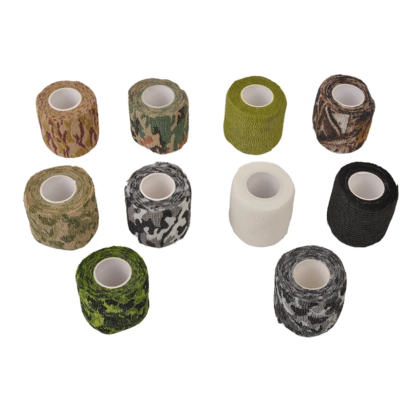 

SEIGNEER Bionic Adhesive Cloth Cotton Bionic Tape Outdoor Hiking Camping Hunting Waterproof Camo Solid color Tape