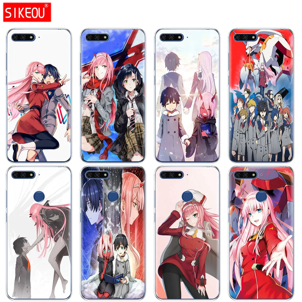 Силиконовый чехол для телефона Huawei Honor 7A PRO 7C Y5 Y6 Y7 Y9 2017 2018 Prime Darling in the Franxx|Бамперы| |