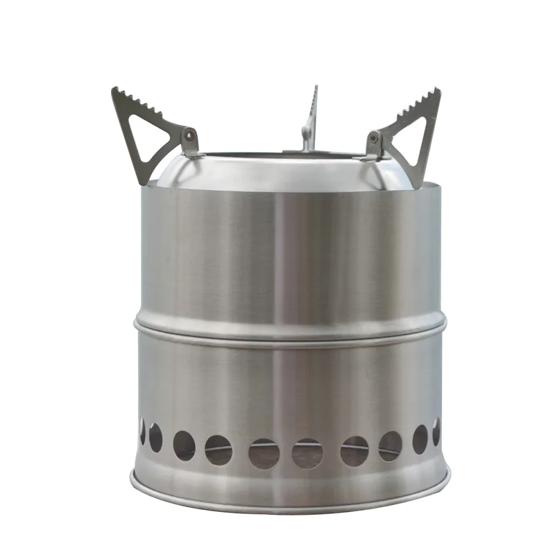 Portable Stainless Steel Stove Outdoor Wood Stove multi fuel camping