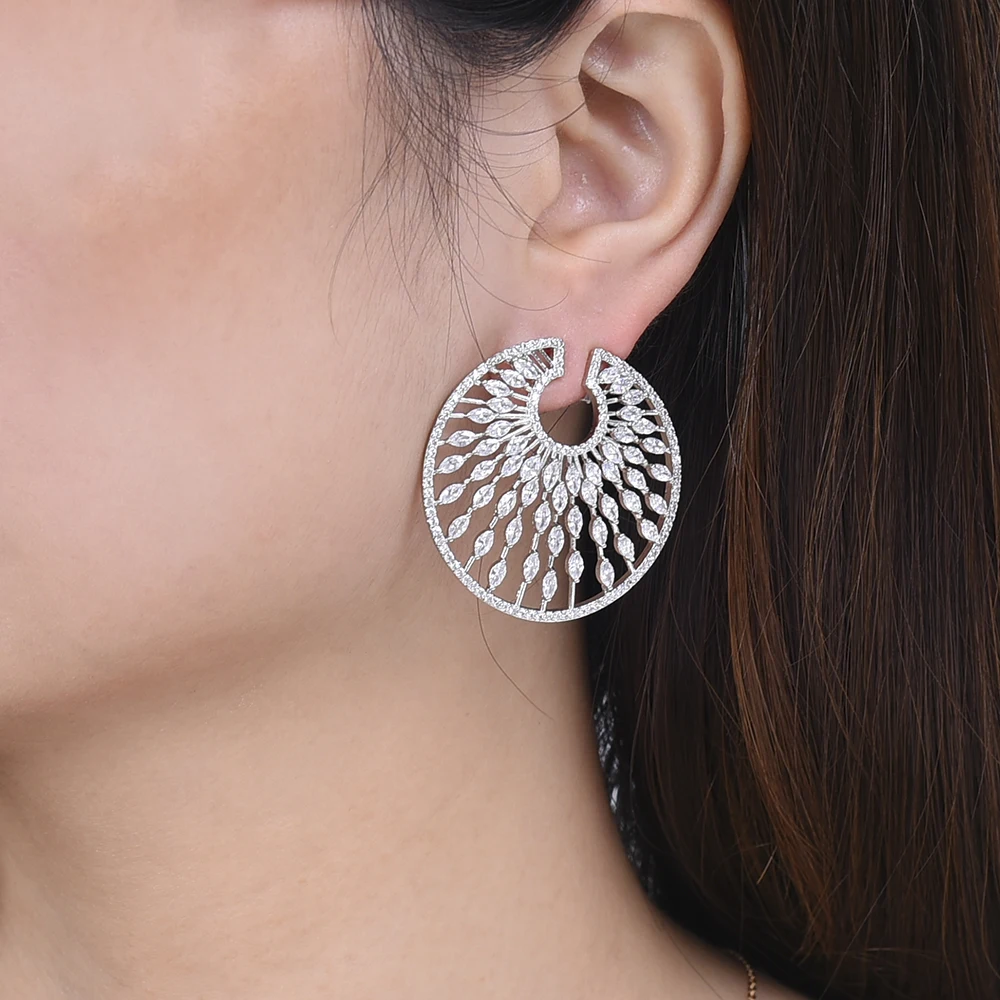 Женские серьги пусеты missvikki круглые в стиле бохо|Серьги-гвоздики| |