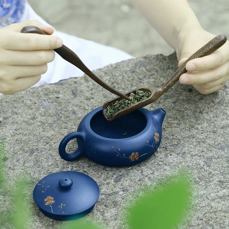 Оригинальный чайник из исинской глины 180 мл забота о здоровье мастер фиолетовой