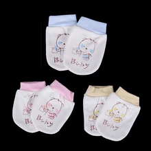 1 пара милых детских перчаток Kawaii с рисунком для мальчиков и девочек, мягкие митенки, один размер, подходят для большинства детей