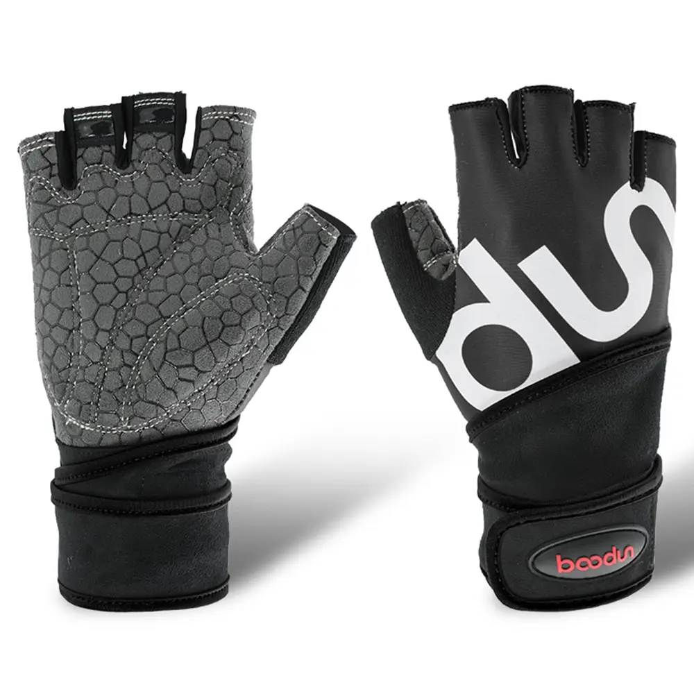 Sport Fitness Weight Lifting Gym Gloves Body Building Training Half Finger Glove Workout Wrist Wrap Exercise Glove for Men Women